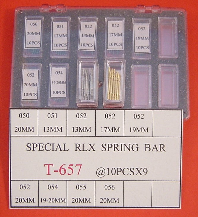 SPECIAL RLX S/S SPRING BAR 9 DIFF SIZE-90