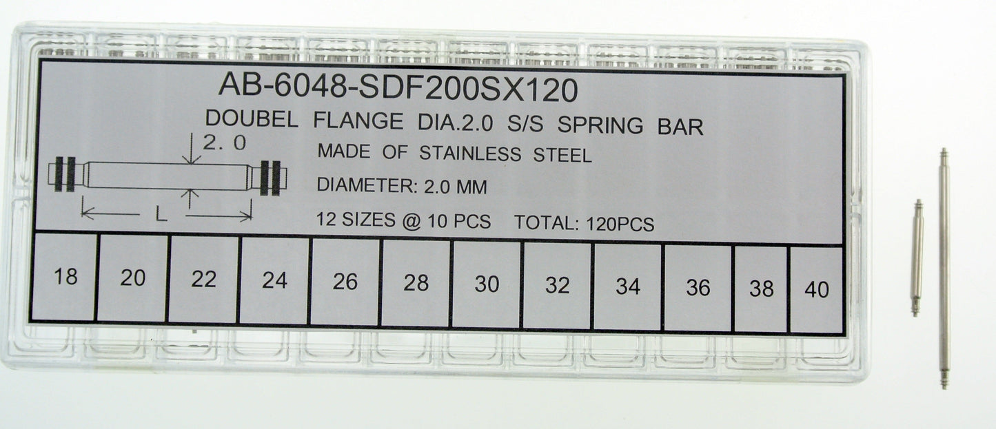 THICK S/S DOUBLE FLANGE S-BAR KIT D2.00-120