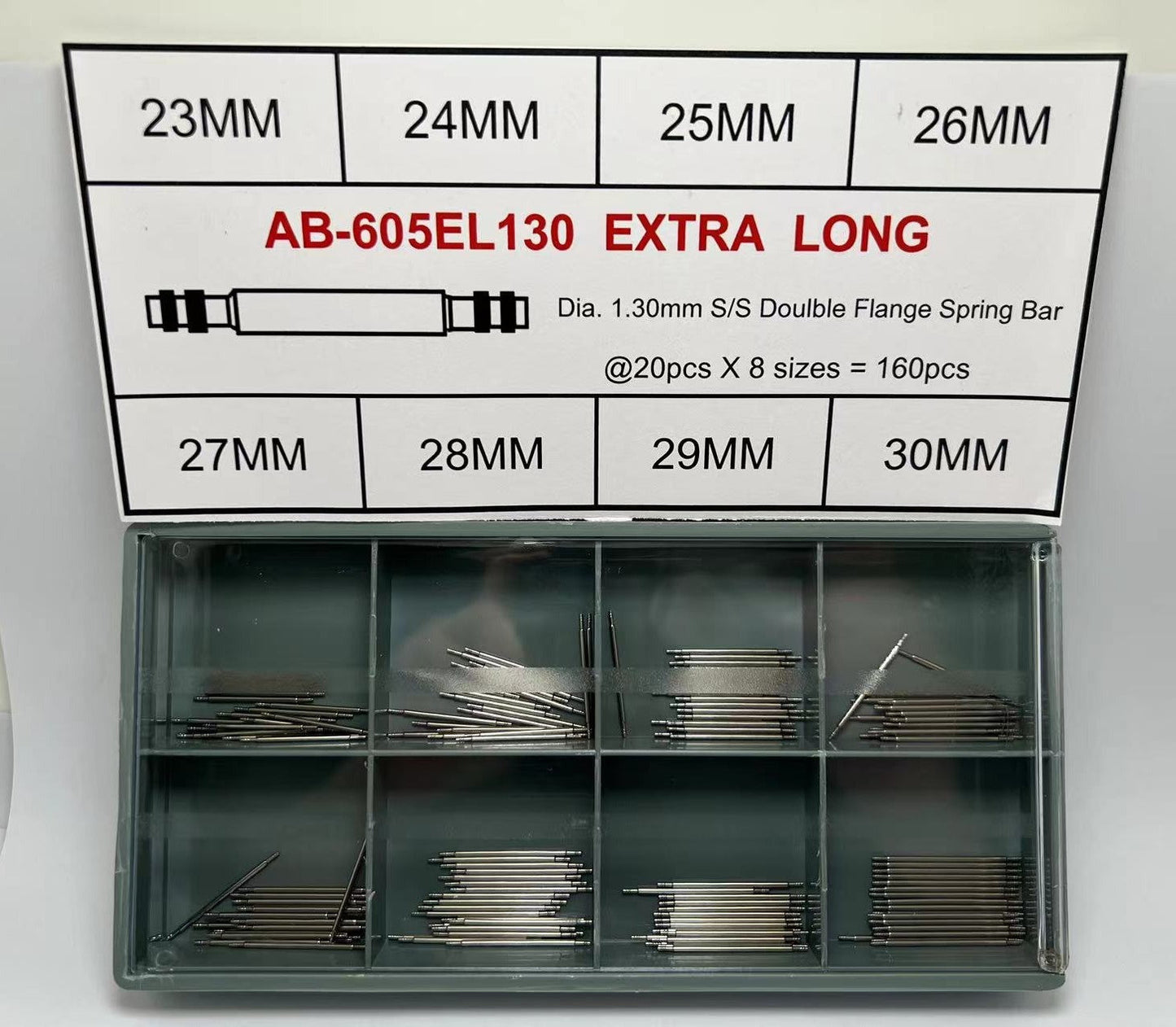 Extra Long S/S Double Flange S/B-130 Kit -160