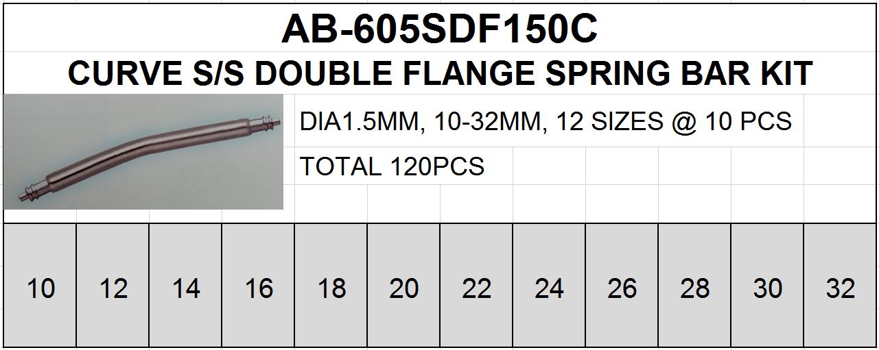 CURVE SDF S-BAR KIT D1.5 S10-32 @10X12=120