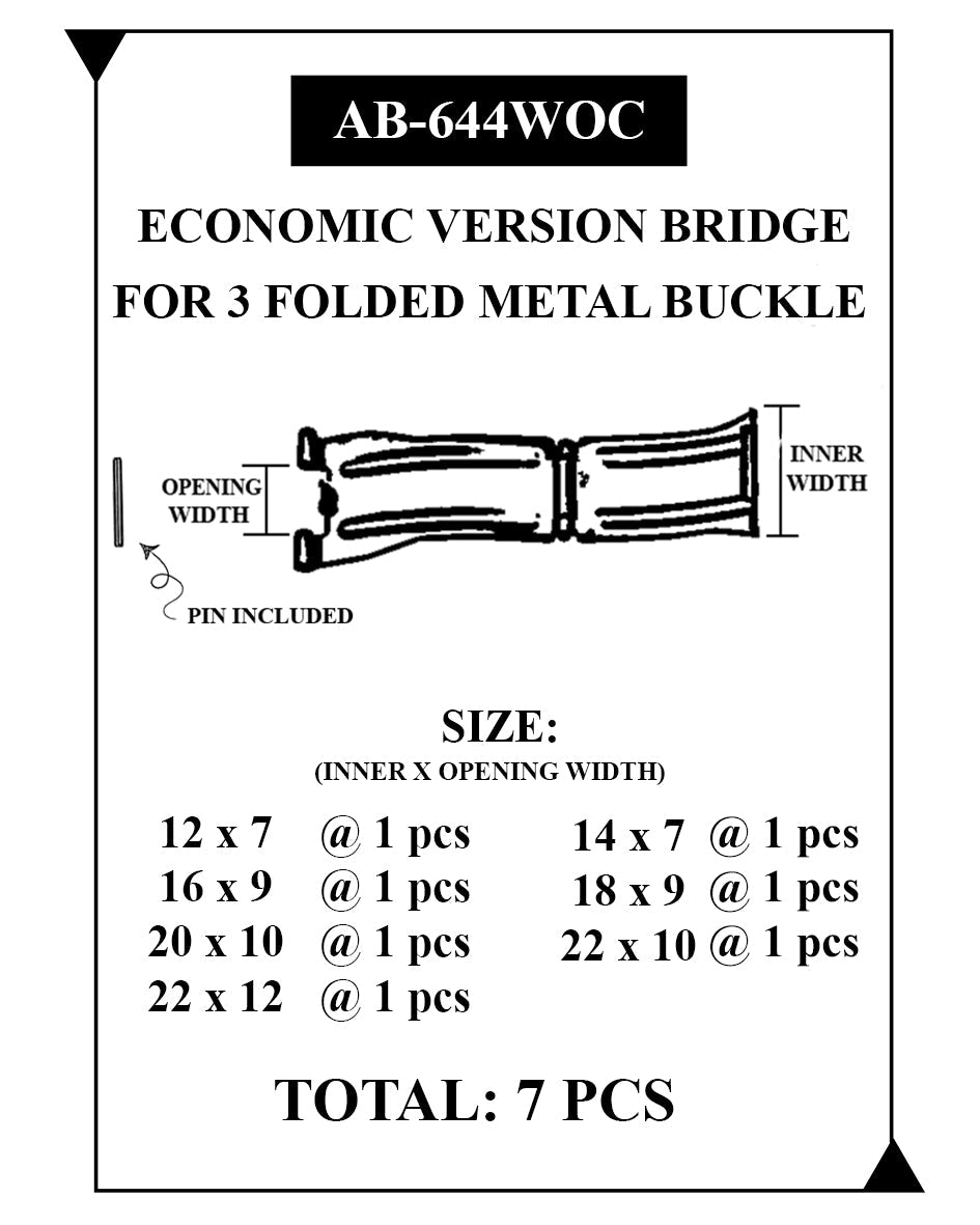 ECONOMIC BRIDGE FOR 3F BUCKLE PACK