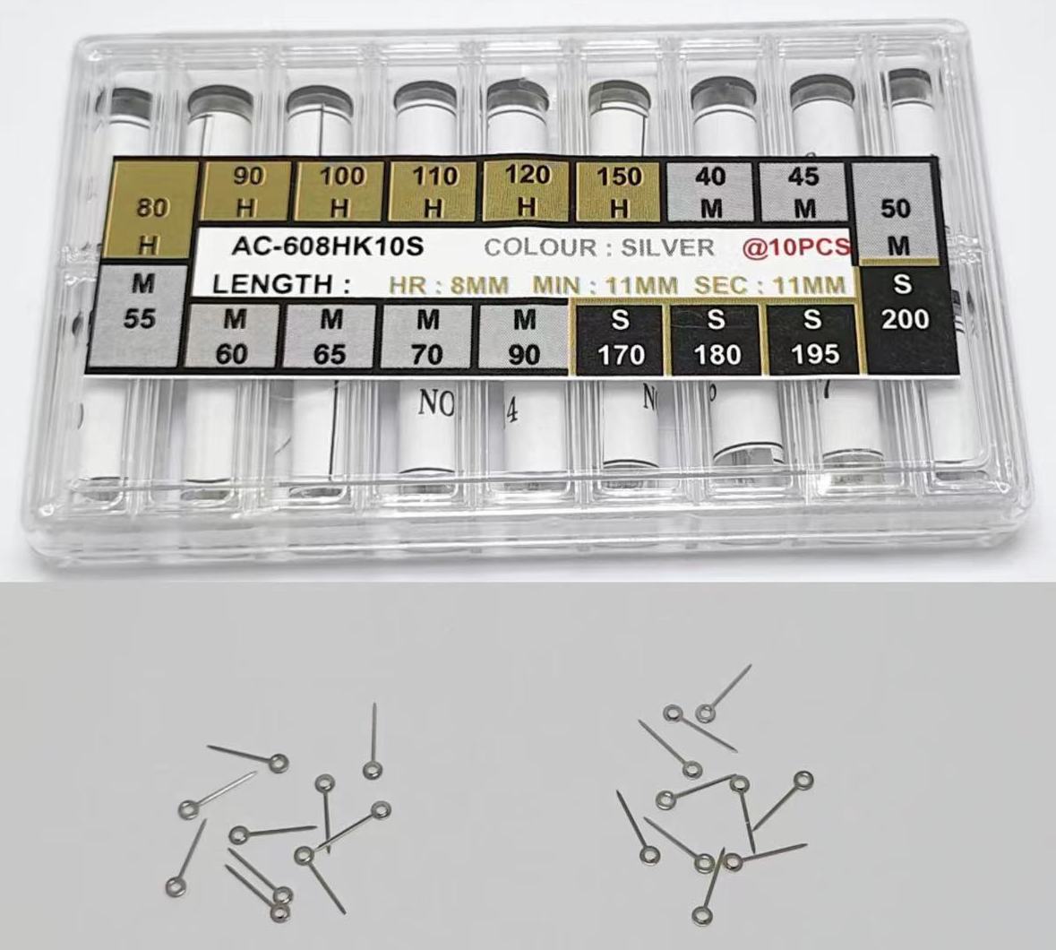 H-KIT SILVER H/M/S IN DIFF HOLE SIZE-180