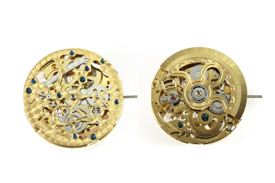 MOVEMENT CHINESE HZ2198G, SIZE 12 1/2''', 3 HANDS, GILT, STANDARD HAND HEIGHT