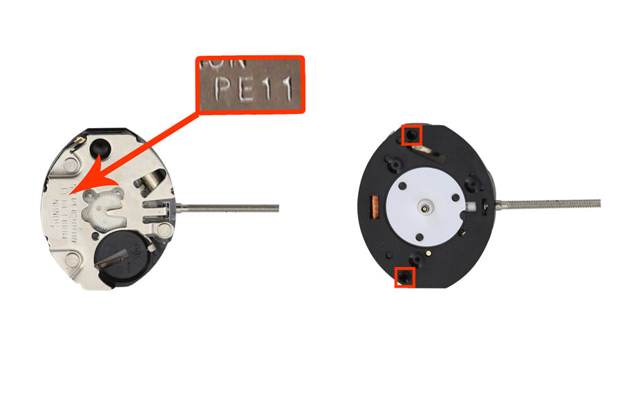 MOVT CHINESE PE11, SIZE 5 1/2"' X 6 3/4''', 3 HANDS, STANDARD HAND HEIGHT