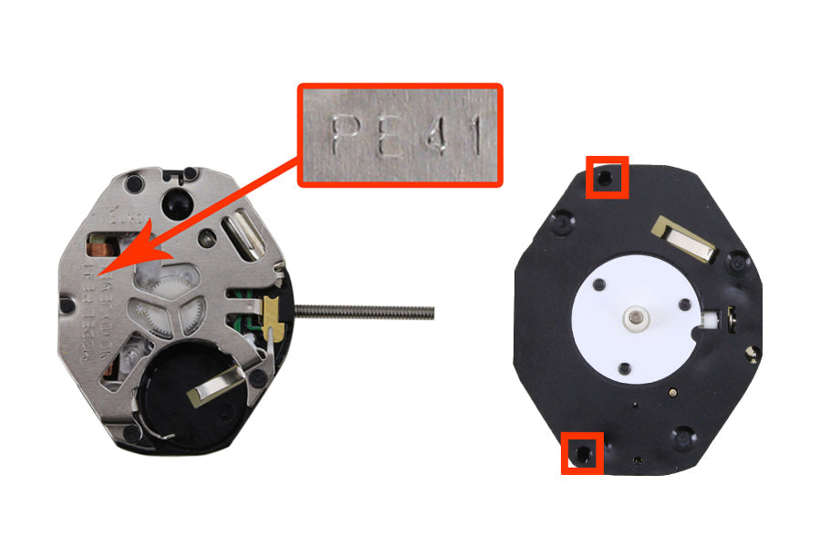 MOVEMENT CHINESE PE41, SIZE 6 3/4''' X 8"', 2 HANDS, STANDARD HAND HEIGHT