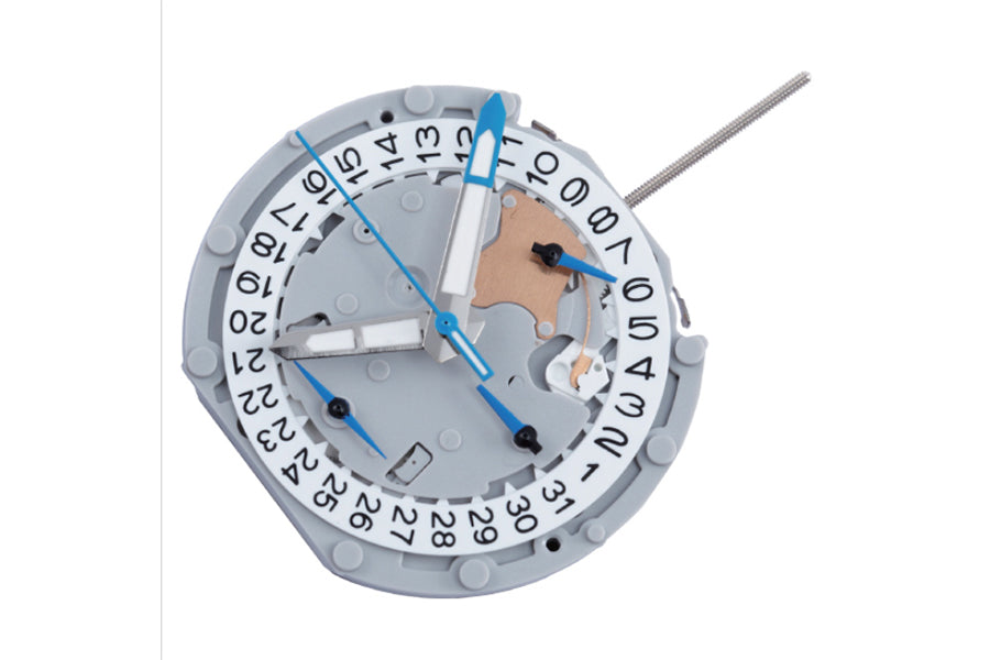 MOVT PE702 MULTI, 12 3/4''' H 4.52 mm, 3 H(CHRONO SEC), 3 E (24 HR/SMALL SEC/CHRONO MIN. AT 3/6/9) STD H-HGT, D4.5 TILT