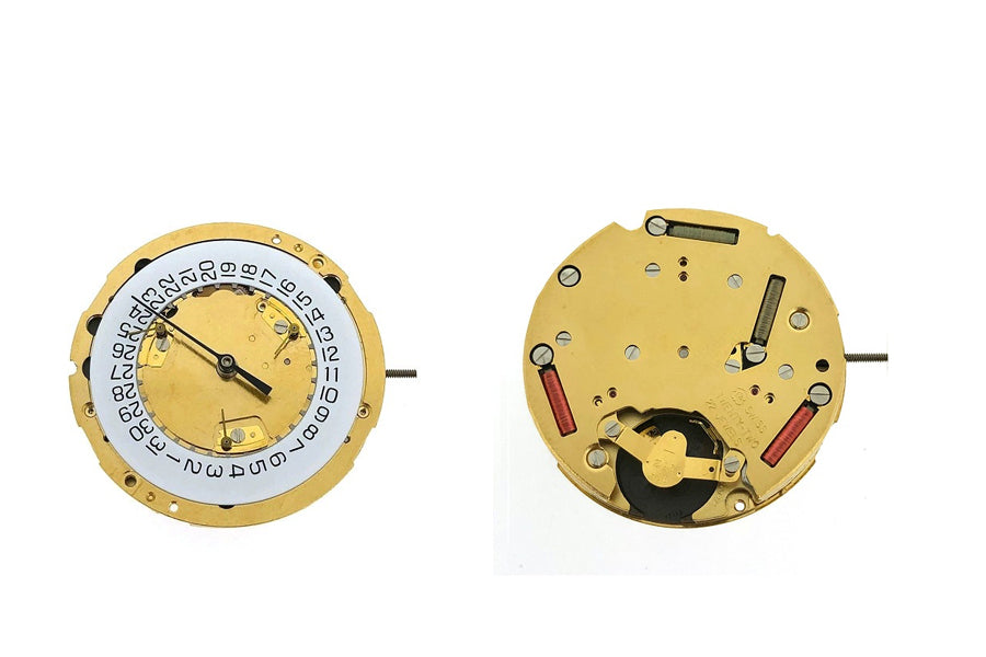 MOVEMENT ETA 251.242, SIZE 13 1/4''', 3 HANDS, DATE AT 4 TILT