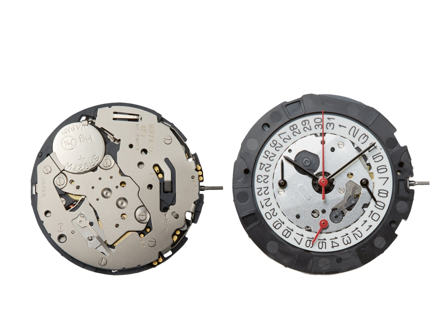 MOVEMENT MIYOTA 0S20, SIZE 13 1/2''', 3 HANDS, STANDARD HAND HEIGHT, DATE AT 6