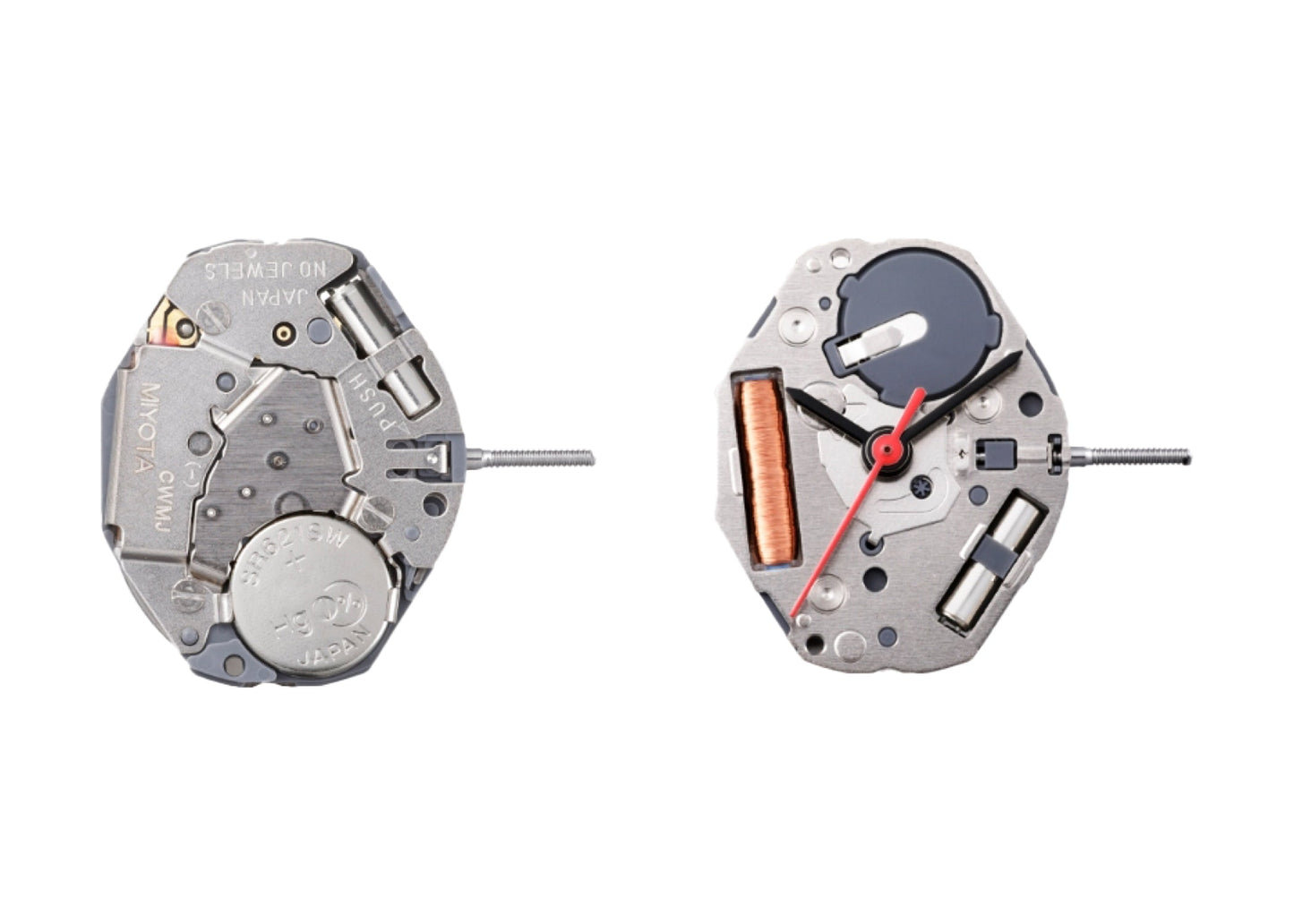 MOVEMENT MIYOTA GL34, SIZE 6 3/4''' x 8''', 3 HANDS, HIGH HAND HEIGHT