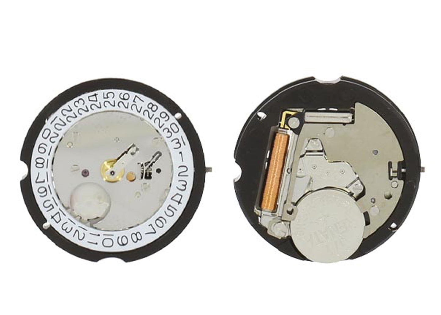 MOVEMENT RONDA 505, SIZE 10 1/2''', SWISS MADE, 3 HANDS, AIG1, DATE AT 3