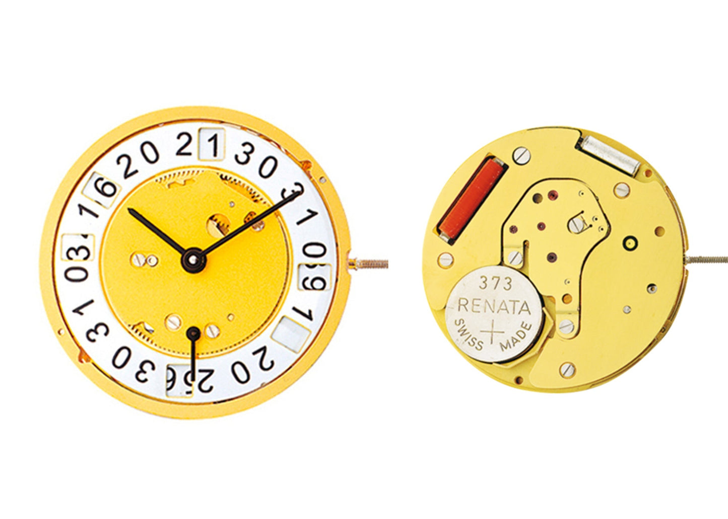 MOVEMENT RONDA 6004.B, SIZE 11 1/2''', SWISS MADE, 1 EYE, 2 HANDS, AIG1, BIG DATE AT 12