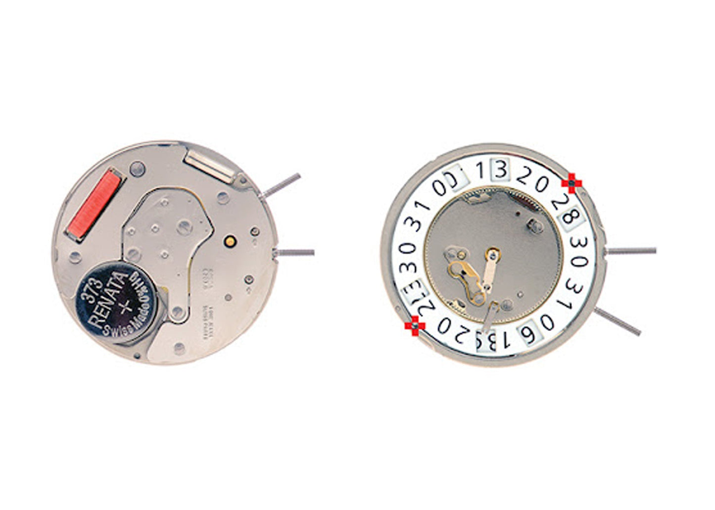 MOVEMENT RONDA 6203.B, SIZE 11 1/2''', 1 EYE, 3 HANDS, AIG1, BIG DATE AT 12