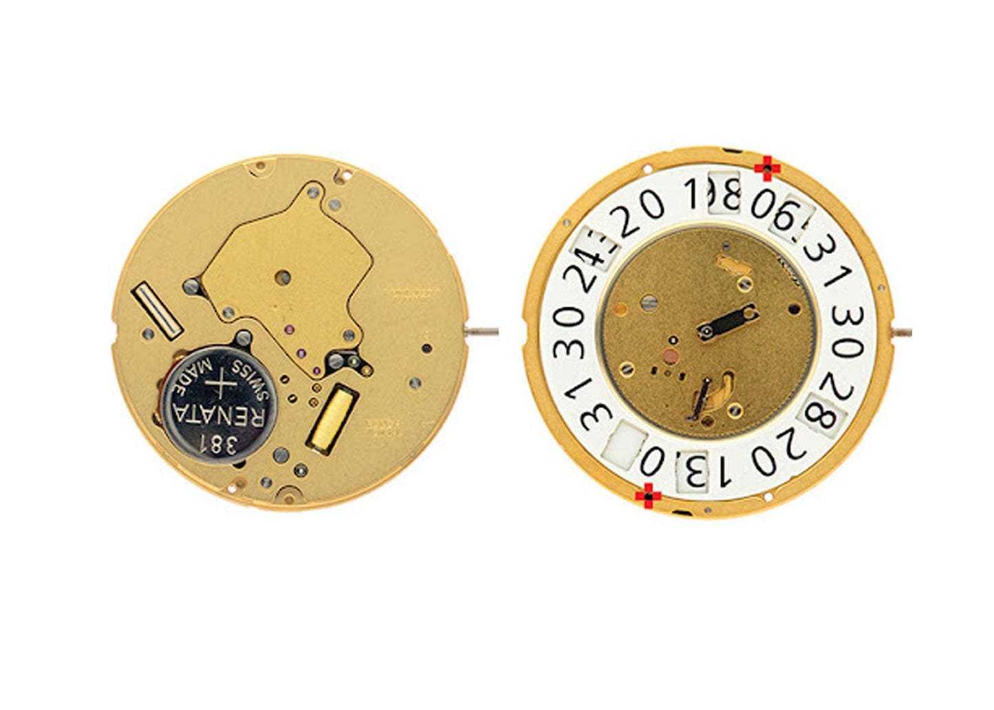 MOVEMENT RONDA 7003.L, SIZE 15''', SWISS MADE, 3 HANDS, AIG1, BIG DATE AT 12