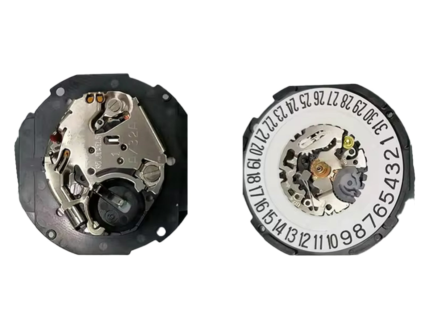 MOVEMENT TMI AX32A, SIZE 10 1/2''', 3 HANDS, STANDARD HAND HEIGHT, DATE AT 3