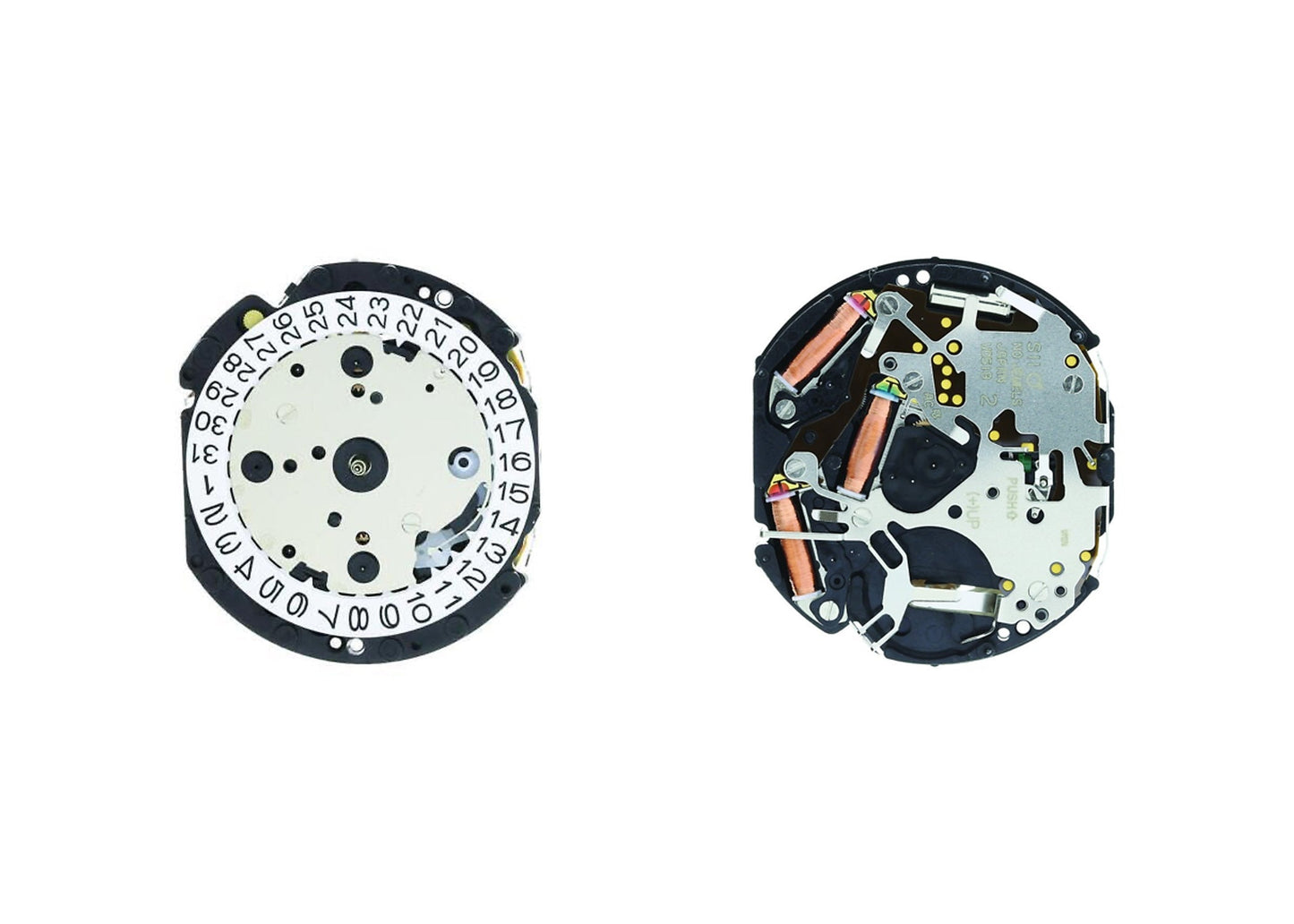MOVEMENT TMI VD51B, SIZE 12 3/4''', 3 HANDS, HIGH HAND, TYPE L, LASER MARKING 3 IN THE MOVEMENT, DATE AT 3