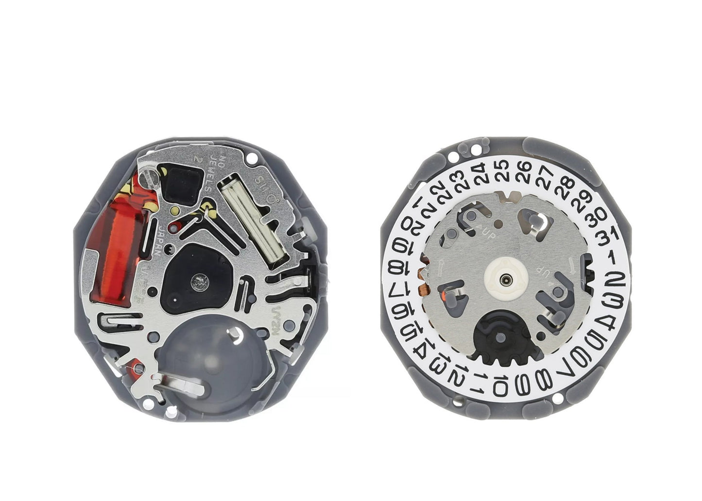 MOVEMENT TMI VJ22B, SIZE 6 3/4''' x 8''', 3 HANDS, STANDARD HAND HEIGHT, DATE AT 6