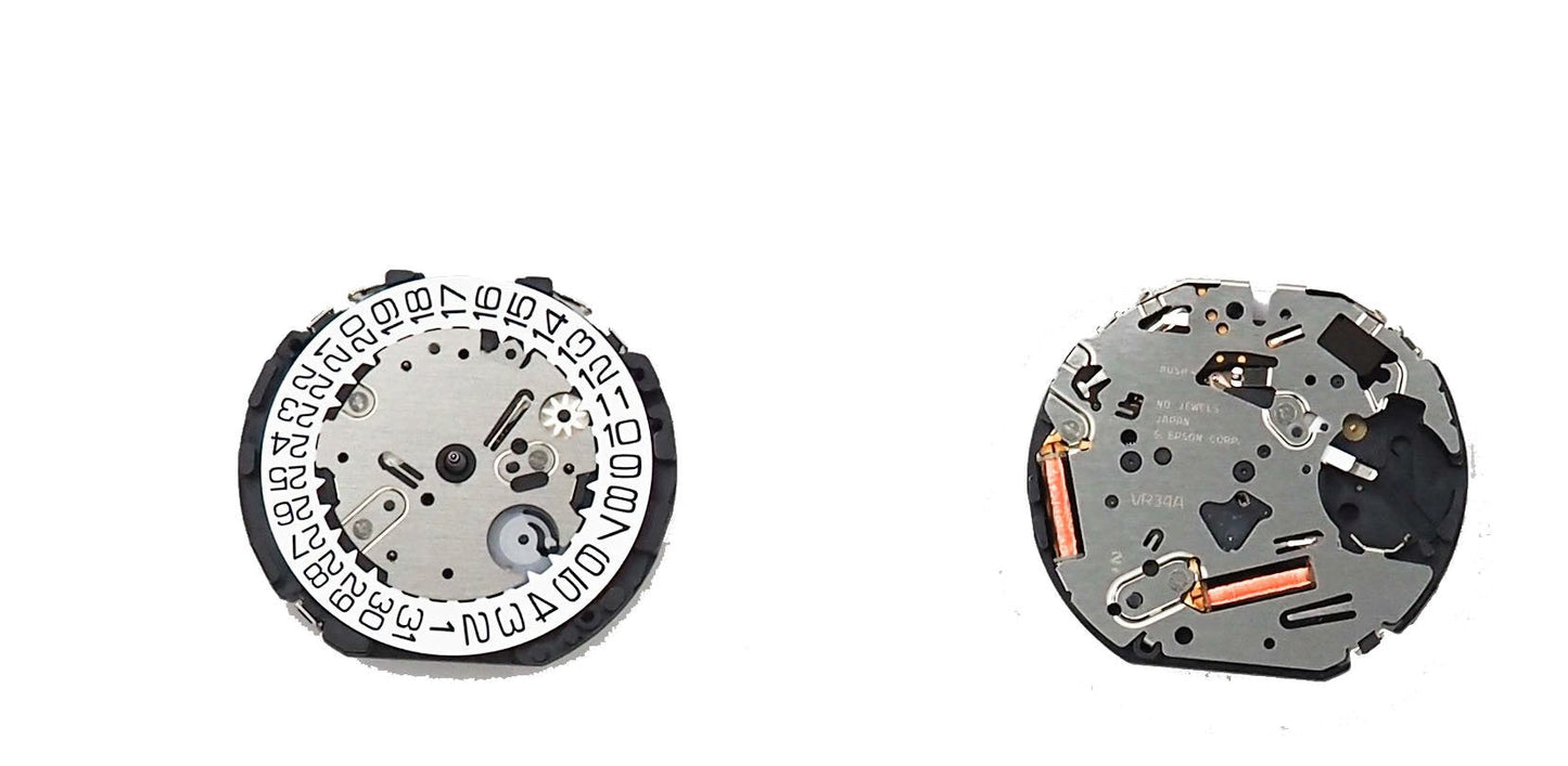 Movement Tmi Vr34A, Size 13 1/2''', 3 Hands, Standard Hand Height, Date At 4 Tilt