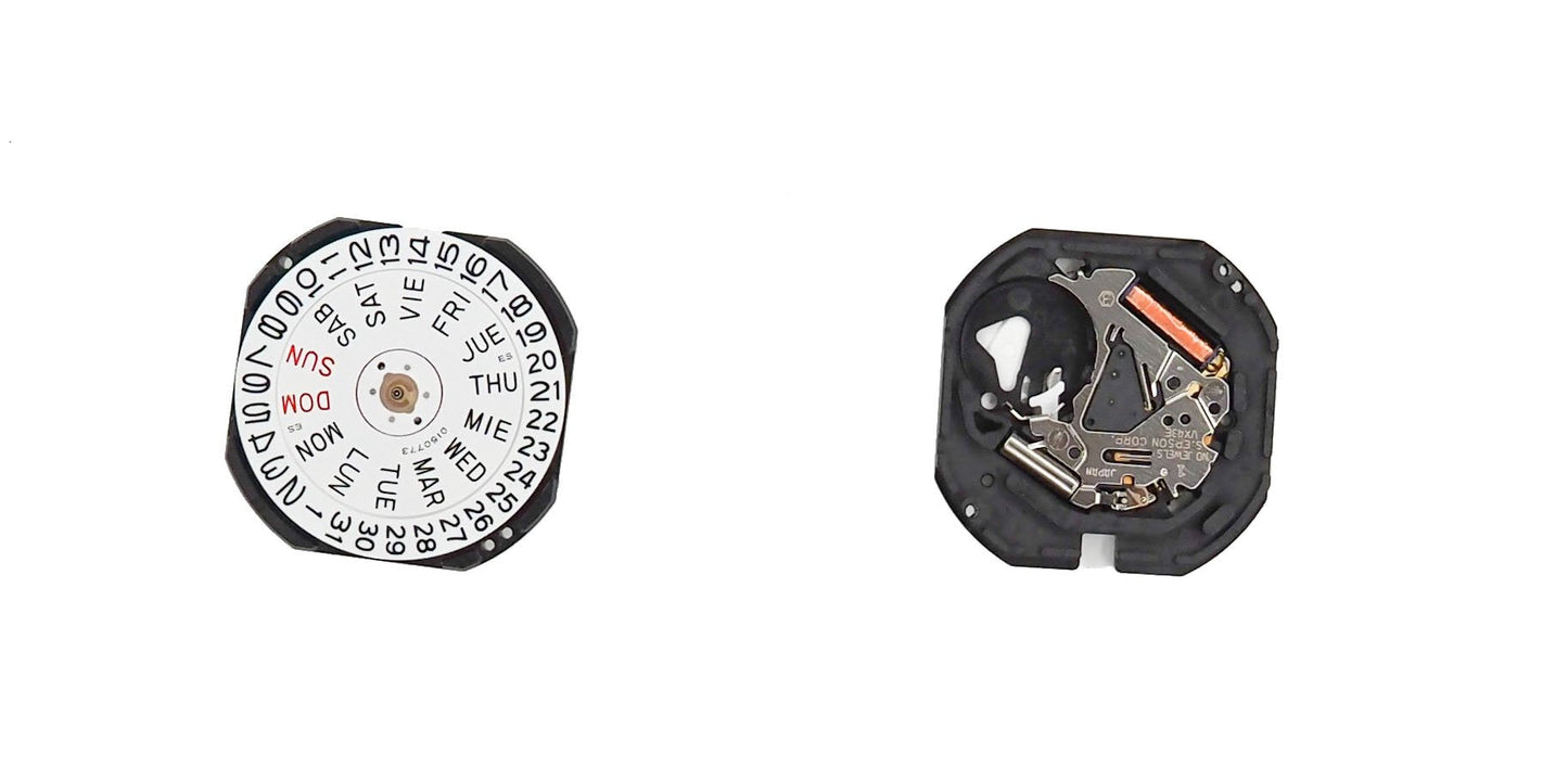 Movement Tmi Vx43E, Size 11 1/2''', 3 Hands, High Hand, Date At 3 Day At 3