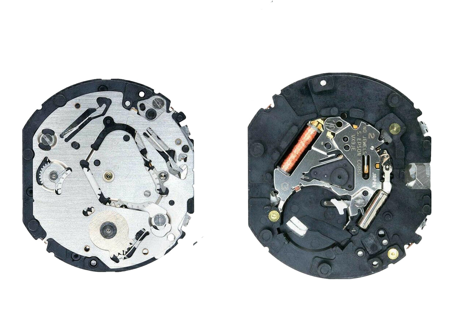 MOVEMENT TMI VX9JE, SIZE 12 3/24''', PUSHER, 3 HANDS, HIGH HAND, TYPE L, LASER MARKING 3 IN THE MOVEMENT