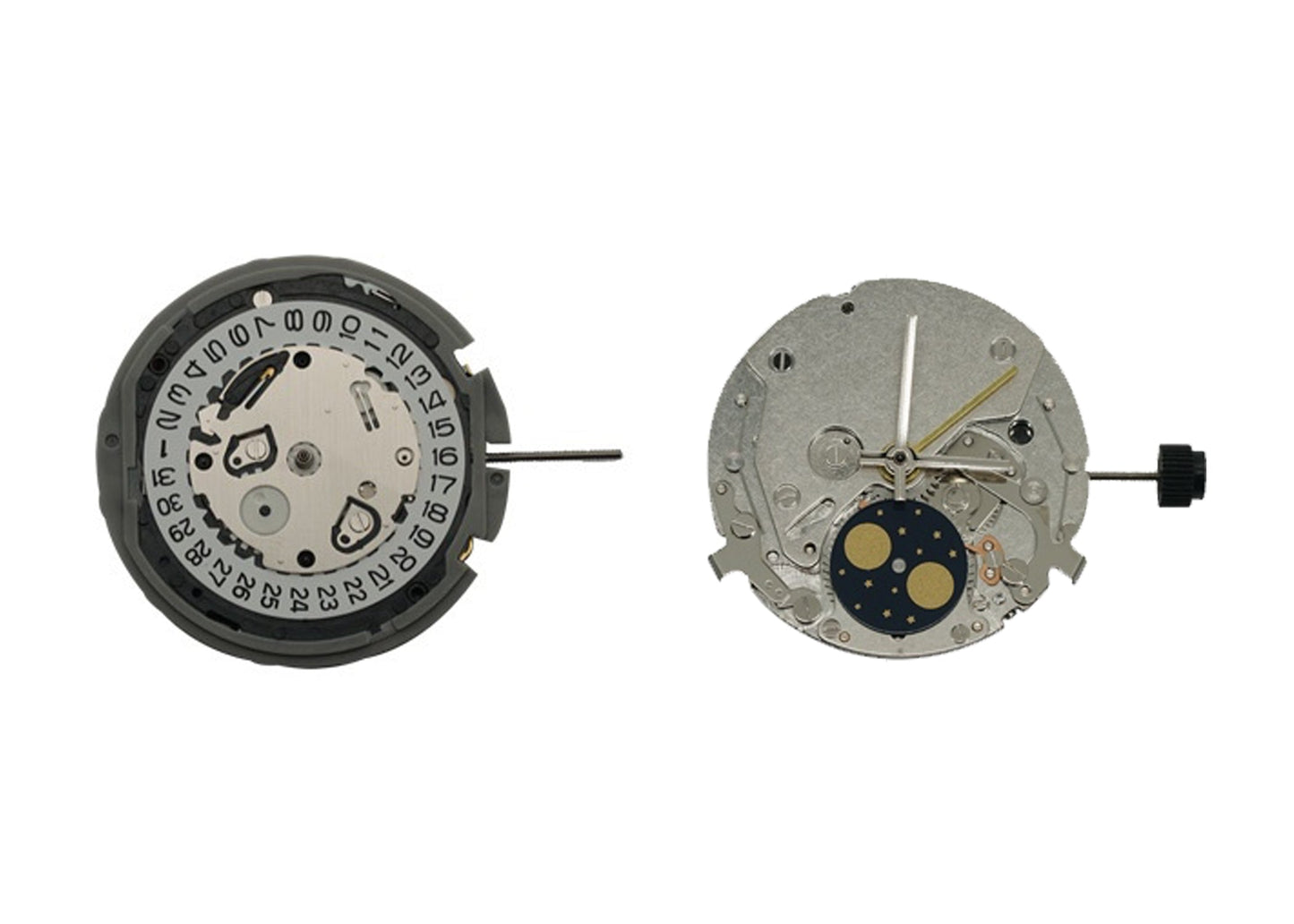MOVEMENT TMI YM1GA, SIZE 12''', 3 HANDS, 3 EYES, STANDARD HAND HEIGHT, DATE AT 4.5 TILT