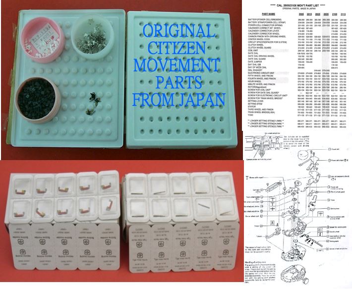 WATCH PARTS FOR WATCH MOVEMENT