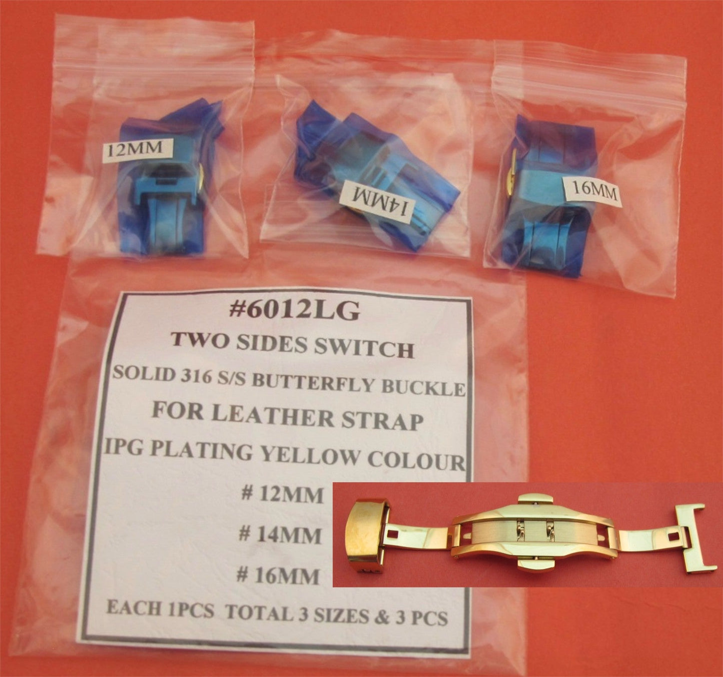 YELLOW D-SWITCH B'FLY L-BUCKLE FOR L-STRAP-3