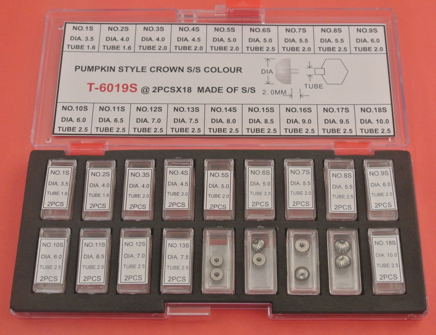 S/S PUMPKIN STYLE CROWN KIT T0.9 S/S COL-32