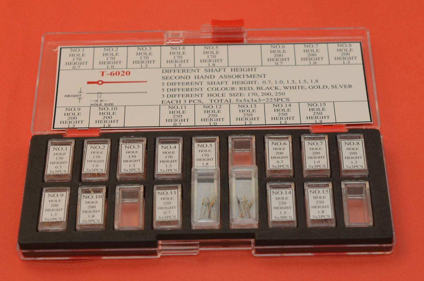 S-HAND KIT IN DIFF HEIGHT, COLOR & HOLES-225
