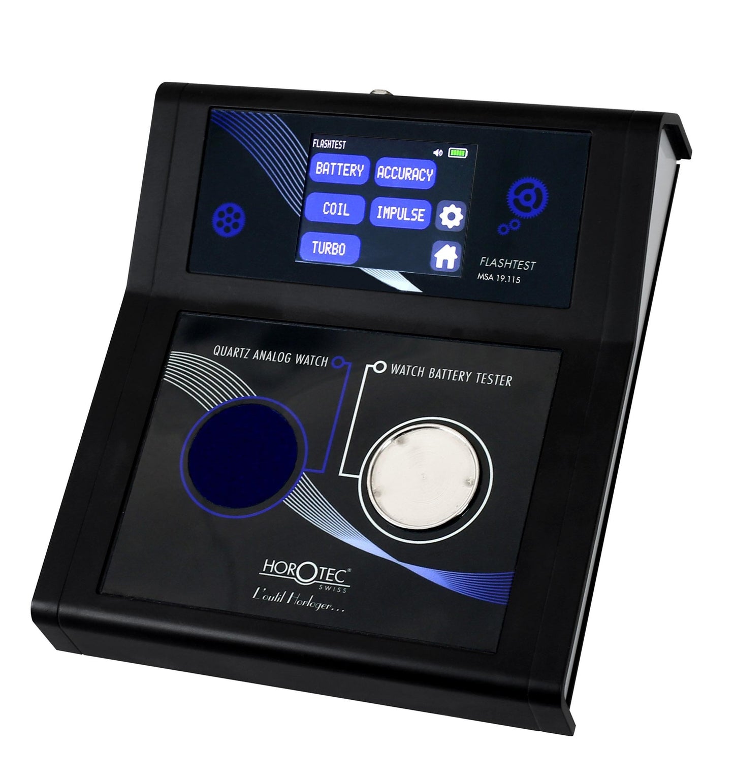 DEVICE FLASHTEST FOR QUARTZ WATCHES