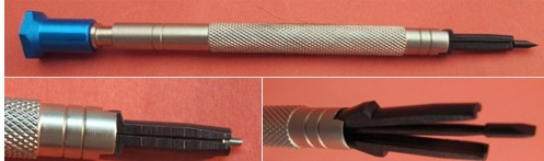 SCREWHOLDING SCREW DRIVER BLUE(-)