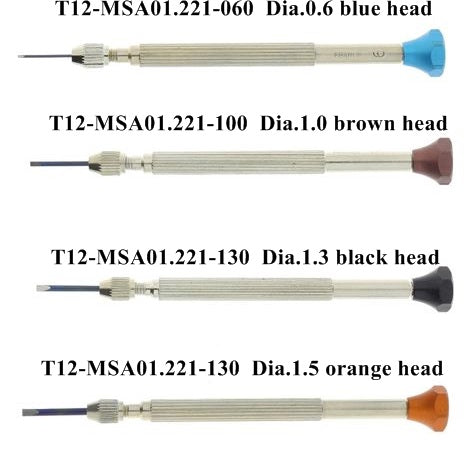 SCREWDRIVER WITH REVERSIBLE BLADE