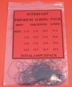 O-RING PACK (144PCS) - DIA. 0.3MM