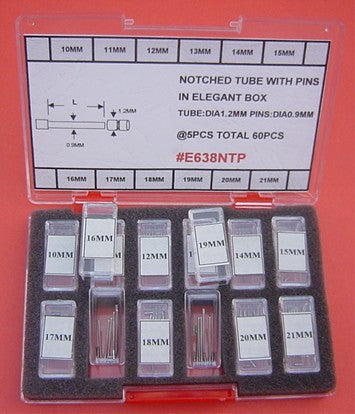 NOTCH TUBE & PIN KIT D1.2-60 IN STD BOX
