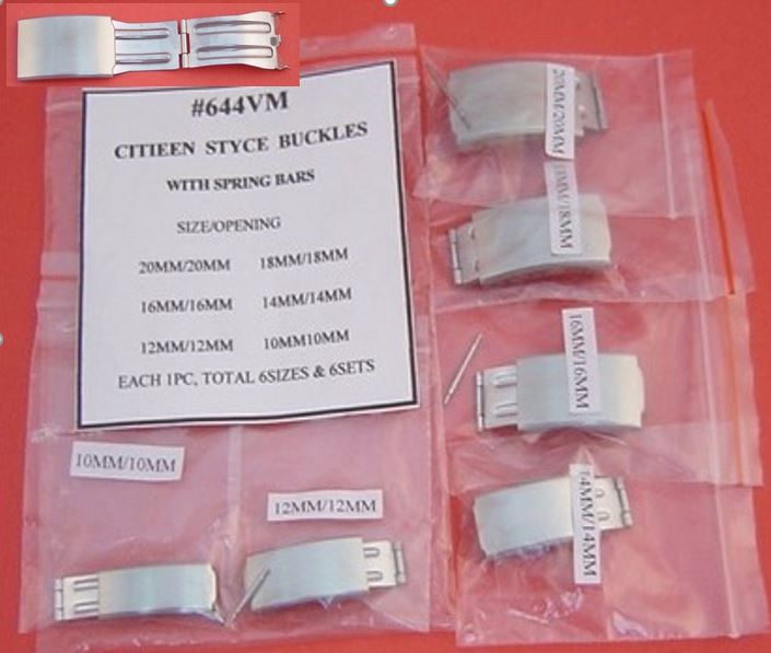 S/S CITIZEN STYLE BUCKLE PACK - 6PCS