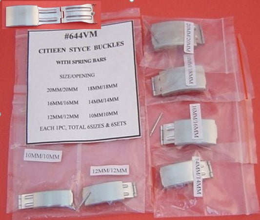 S/S CITIZEN STYLE BUCKLE PACK - 6PCS