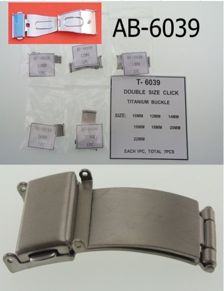 HI-Q D-SIDE CLICK TITANIUM BUCKLE PACK-7PCS