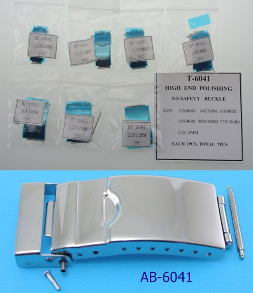 HIGH END POLISH SAFETY BUCKLE PACK - 7 PCS