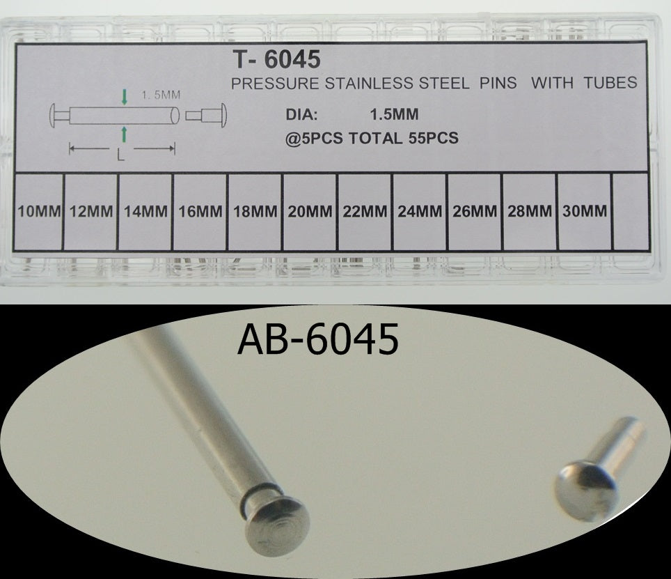 PRESSURE PINS HEAD D2.0 W/TUBE D1.5X55