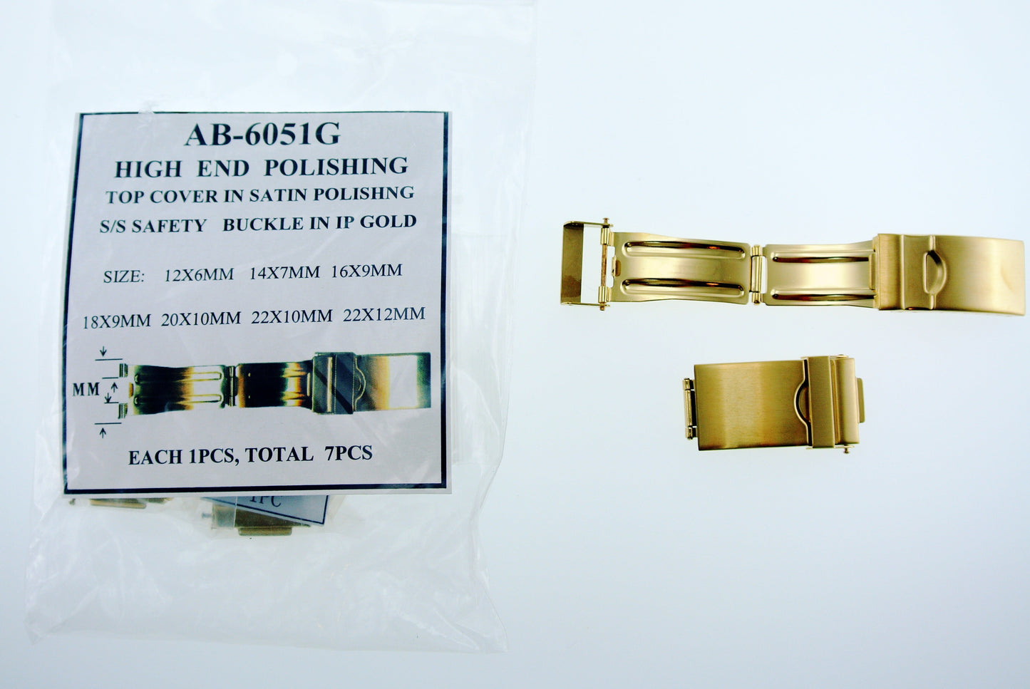 H-QUALITY POLISH S-BUCKLE IPG PACK-7PCS