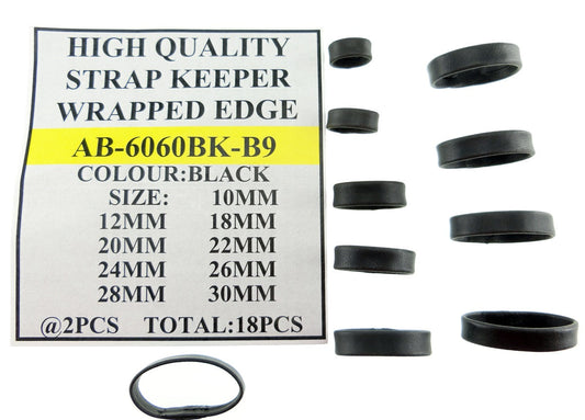 H-QUALITY BK LEATHER S-KEEPER SZ 10-30 @2X9