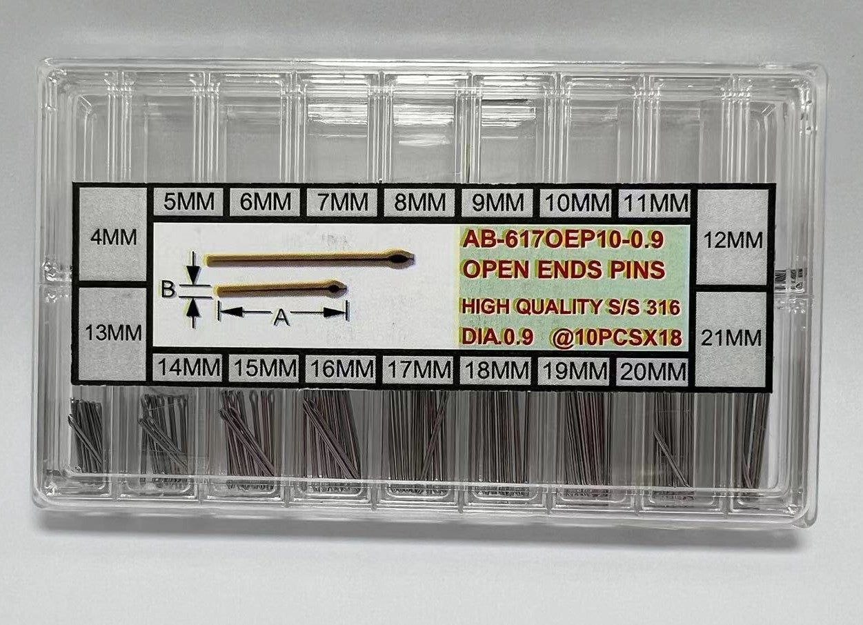S/S OPEN END PIN KIT DIA 0.9X180