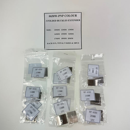 S/S B-EXTENDER FOR 3 FOLD BUCKLE PACK-18PCS