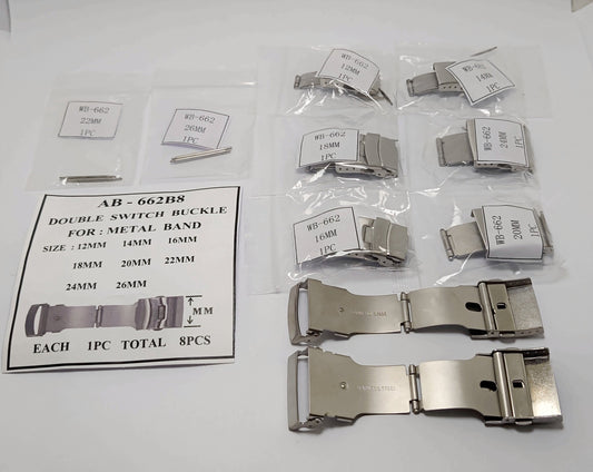 S/S D-SWITCH BUCKLE FOR METAL BAND PACK-8