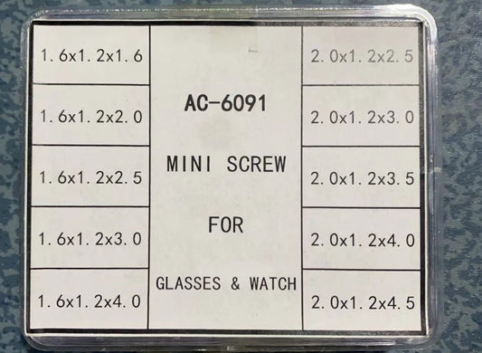 MINI SCREW KIT FOR GLASS & WATCH CASE