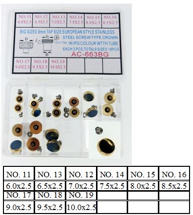 SCREW TYPE BIG SIZE CROWN KIT IPG