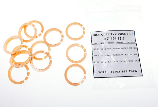 HQ SWISS STYLE C-RING PACK FOR MOVT 12 1/2
