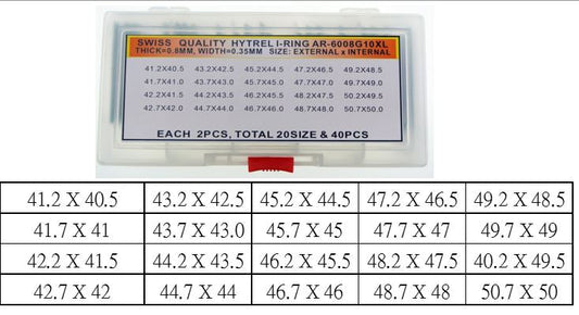 EXTRA BIG HYTREL I-RING for 1.0 GLASS @2X20