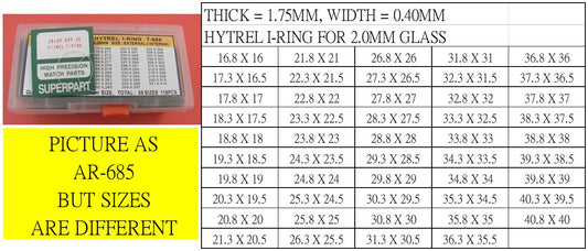 SWISS QUALITY HYTREL I-RING HEIGHT 1.75-98