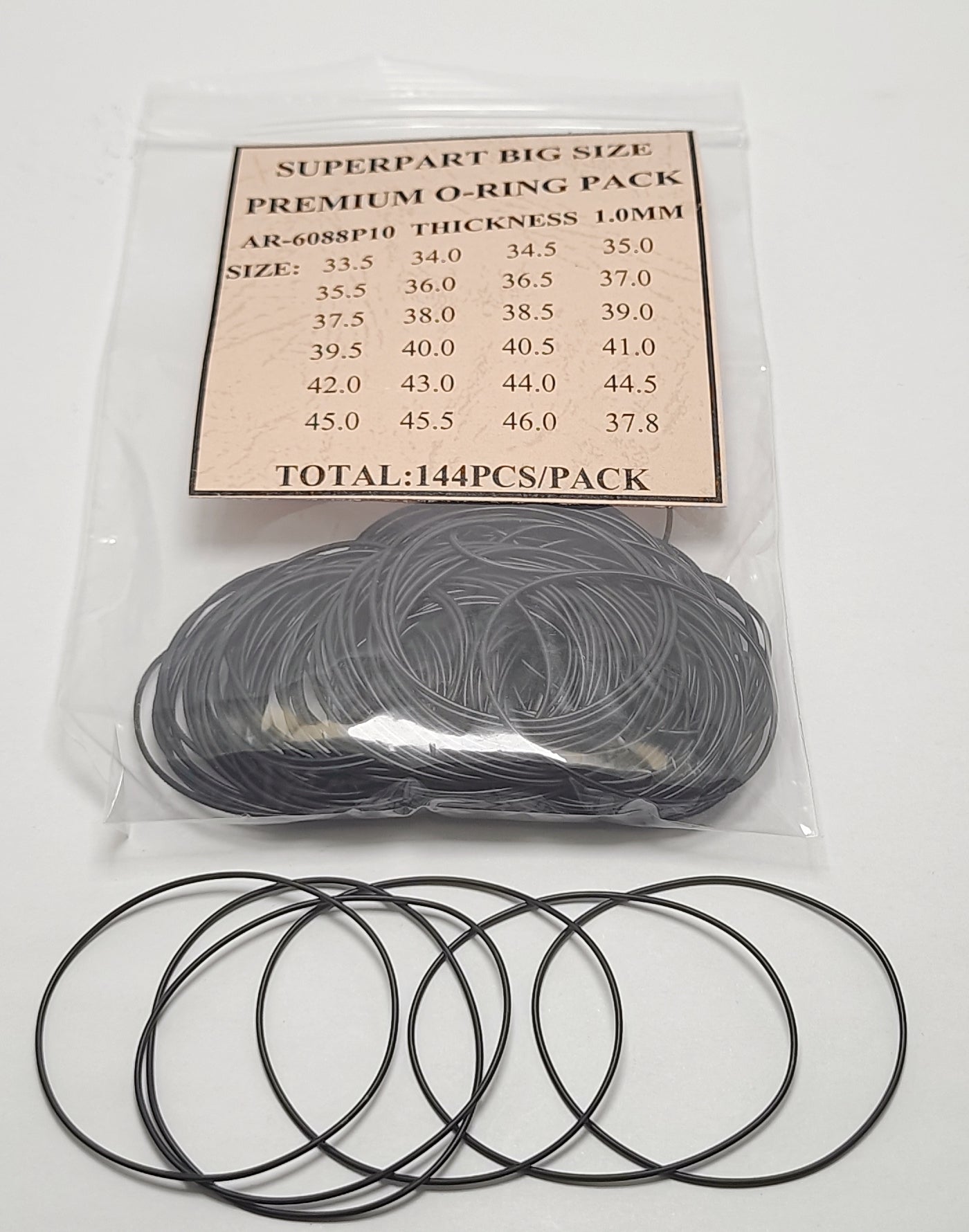 XL O-RING DIA. 1.0MM PACK FOR CASE BACK