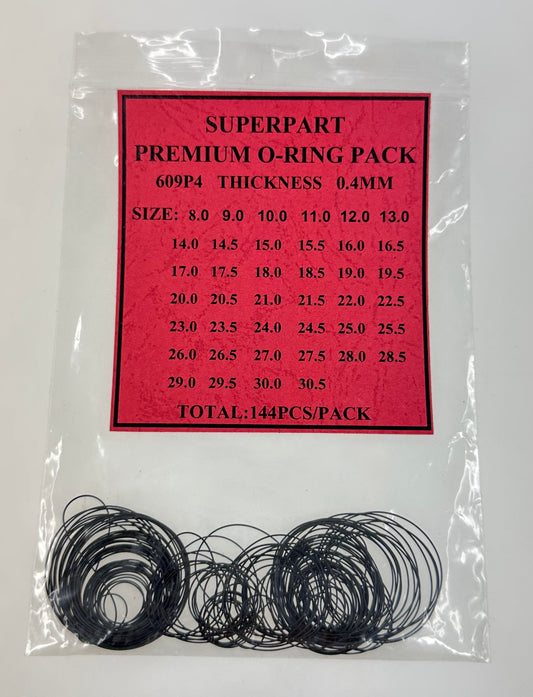 O-RING PACK (144PCS) - DIA. 0.4MM